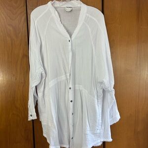 Arula Size A White casual Button-Up long sleeve